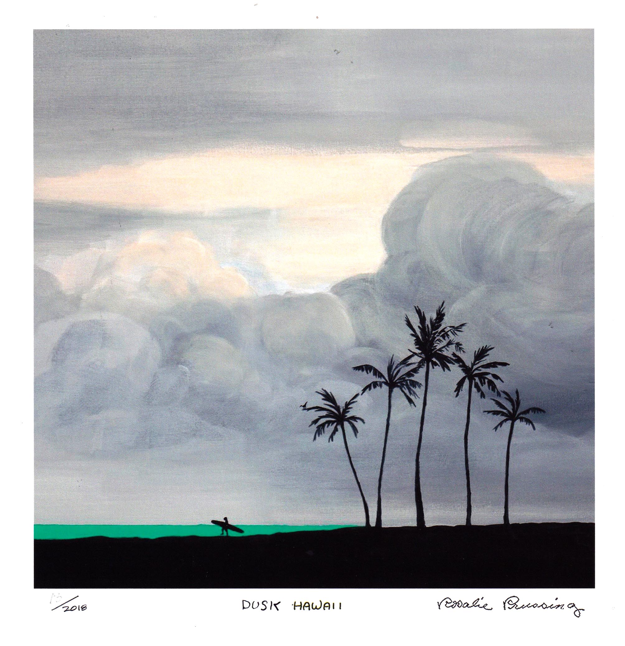 ハワイのアーティスト「ロザリープルッシング」50年以上ハワイを描き 